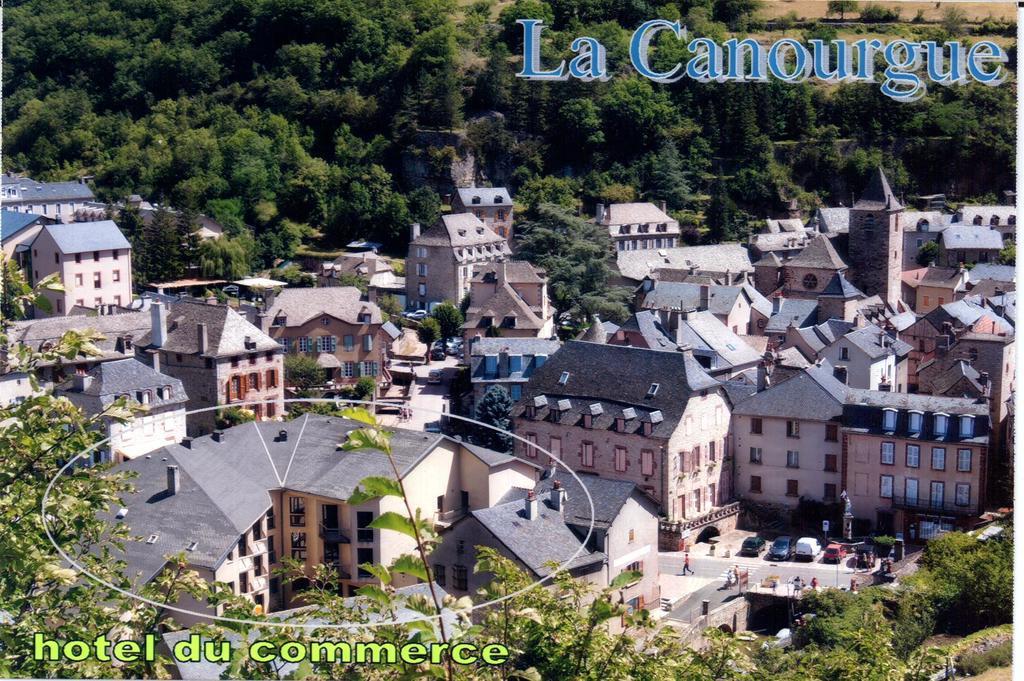 Logis Hotel Restaurant Du Commerce La Canourgue Buitenkant foto